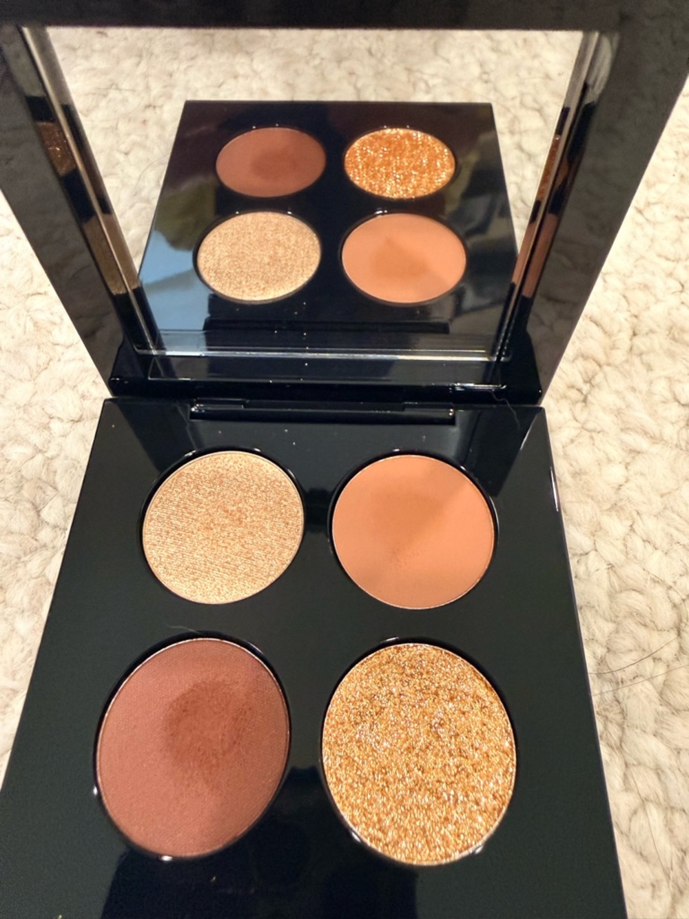 Pat McGrath Warm Brown & Shimmering Gold Eyeshadow Quad